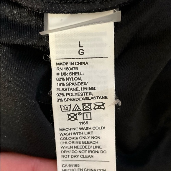 Old Navy Women’s Banded High-Waist Bikini Swim Bottoms Black Large 12-14 - Picture 11 of 16